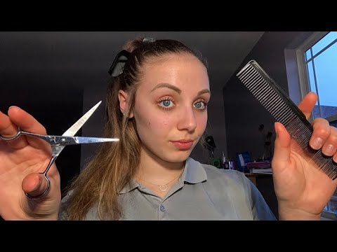 ASMR || The Most Relaxing Haircut and Style! ✂️