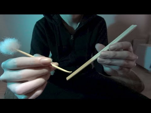 [音フェチ] 耳かきラボ「割り箸」[ASMR]Ear cleaning sounds Labo "chopsticks"「나무 젓가락」音フェチ JAPAN