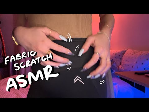 ASMR: shirt and leggings scratching & collarbone tapping to help you sleep 😴