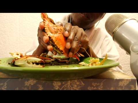 Eating Crab ASMR: Seafood Whispers 3D
