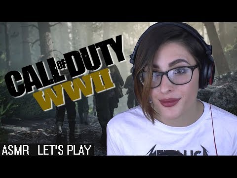 Let’s play quietly~ ASMR~ Call Of Duty: WWII ~ Whispering ~ Relaxing ASMR let’s play ~