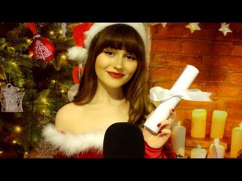 ASMR ROLEPLAY~Mrs Claus Whispers your names~Checking the Nice List
