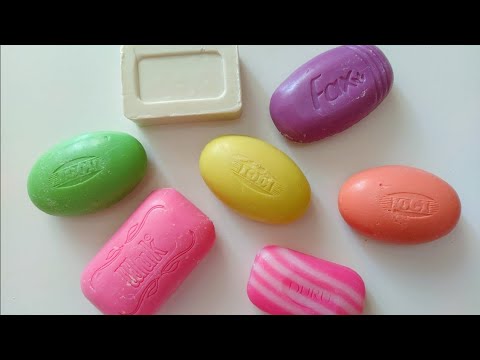Dry Soap carving ASMR\ relaxing sounds\ No talking. Satisfying ASMR video\ Cutting soa