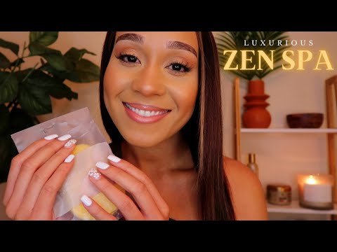 ASMR Spa Therapist🌿 Hair Treatment, Skincare, Scalp Massage & Haircut W/ Layered Sounds