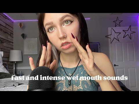 ASMR | fast and intense wet mouth sounds 🫧✨