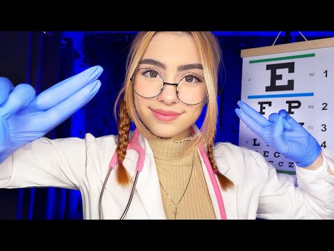 ASMR The MOST Detailed Cranial Nerve Exam on YOUTUBE 👩‍⚕️ Doctor Roleplay Ear, Eye Exam Hearing Test