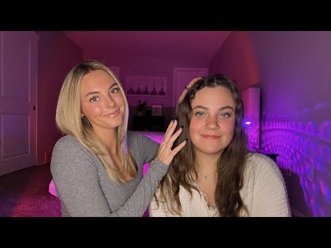 Giving My Best Friend ASMR | Hair, Face and Back Relaxation