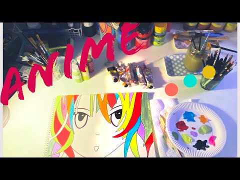 asmr art. Drawing & painting Anime. Softly spoken and whispered. Lo-fi.