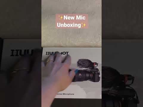 ASMR New Microphone Unboxing 🎙*super satisfying*