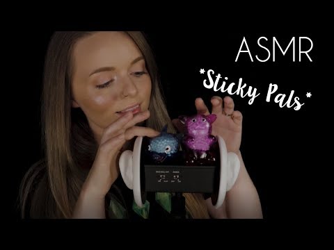 ASMR | Sticky Pals On The 3dio (Squishy & Sticky)