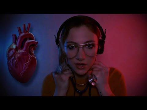 ASMR Medical Exam (cardiologist, stethoscope, light triggers, British accent, whispers)