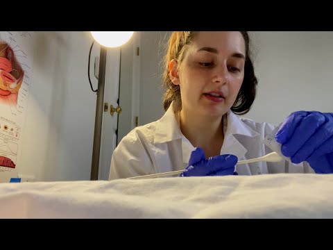 ASMR| Seeing the Gynecologist- Pelvic Exam and a Bartholin Cyst! (Soft Spoken)