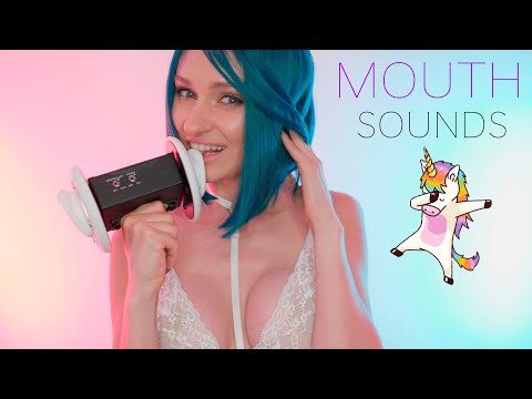 Sticky Mouth Sounds ASMR | 3DIO Mic ASMR