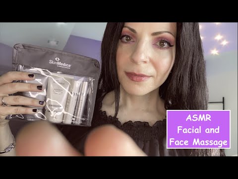 ASMR Roleplay Face Massage and Facial (Personal Attention, Soft Spoken, Sound Effects)