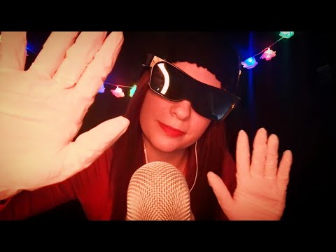 ASMR Gloves Sounds & Oil Sounds - Personal Attention - Inaudible Whispering - Massage - Latex Gloves