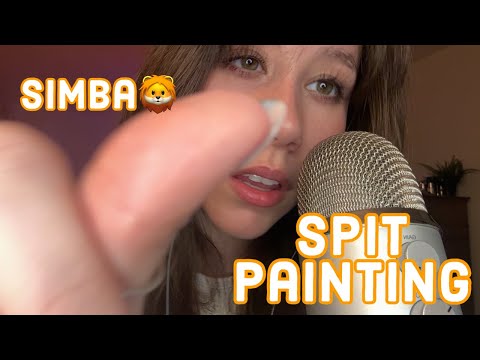 ASMR | Spit Painting You But You’re Simba?? 🦁 🎨