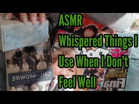 ASMR Whispered Things I Use When I Don't Feel Well