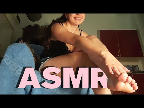 ASMR | АСМР 💖Массаж ножек самой себе🦵  | Foot massage