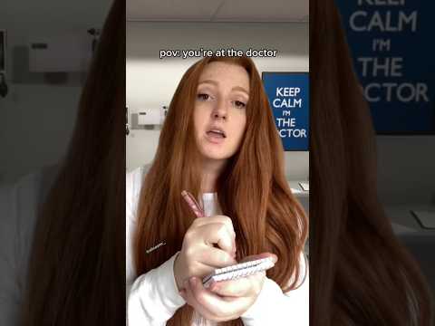 pov: you’re at the doctor #asmr #doctorroleplay #roleplay