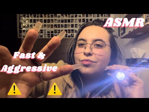 Fast & Aggressive Camera Tapping, Scratching & Brushing, Light Triggers & Water Sounds ASMR