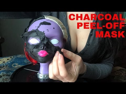 ASMR Doll Styling Head Pampering Charcoal Peel-Off Mask & Scalp Massage