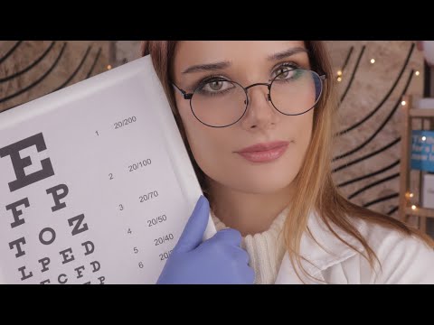 ASMR Medical Eye Exam and Glasses Fitting Roleplay