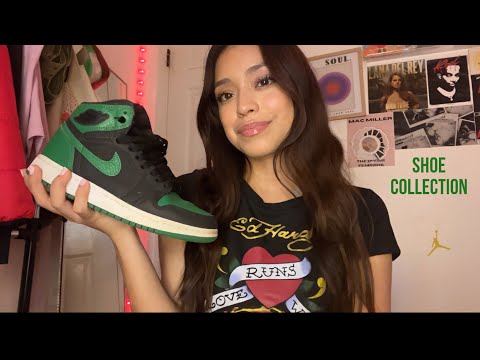 ASMR - SHOE COLLECTION | tapping & scratching (mostly from high school)