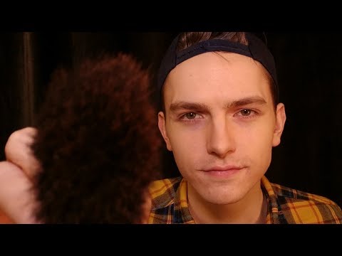 ASMR - 1 Hour of Personal Attention (Face Brushing, Stipple, Breathy Whispers) Obviously