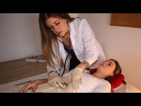 ASMR [Real Person] Head To Toe Physical Assessment 2 (deutsch/german) soft spoken medical exam RP