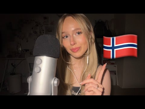 ASMR in norwegian 🇳🇴 ~ teaching you norwegian pt. 5