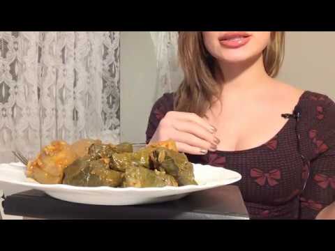 Dolma + Advice on 'Friends with Benefits' (ASMR Eating Sounds)