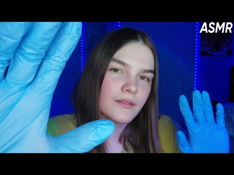 Fast and Aggressive Latex Gloves and Mouth Sounds | ASMR 🔵