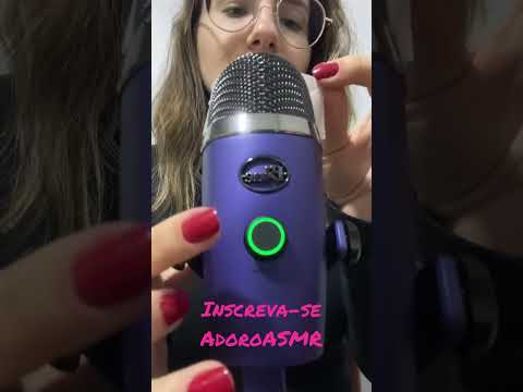 ASMR - Fita no microfone