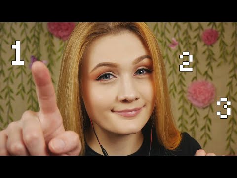 ASMR Counting You To Sleep ( ear blowing, breathy whispers, ear to ear )