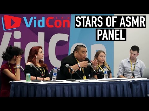 "The Stars of ASMR" - Vidcon 2019 Panel (MattyTingles, ASMR Darling, Goodnight Moon & Angelica)