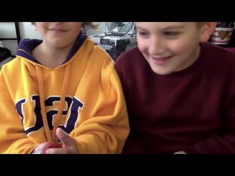 MY LITTLE BROTHERS DO ASMR // tapping, scratching, liquid and lid sounds