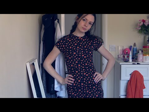 ASMR clothing haul try on - Soft spoken, fabric sounds