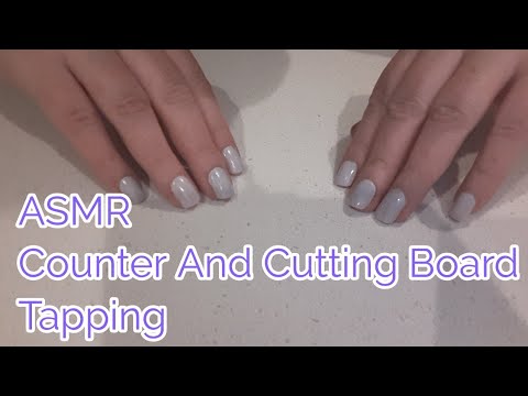 ASMR Counter And Cutting Board Tapping