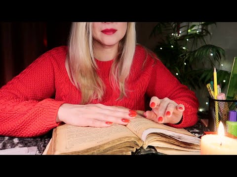 ASMR Old Book 📖 Crinkle Paper / Flipping Pages / Keyboard Sounds / Listen while Study