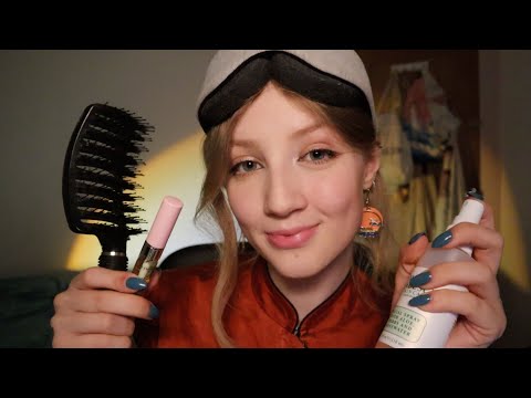 [ASMR] Friend does your cozy evening wind down routine 🫶 ~ layered sounds, personal attention