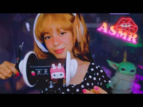 ASMR sounds with scissors, and other triggers,