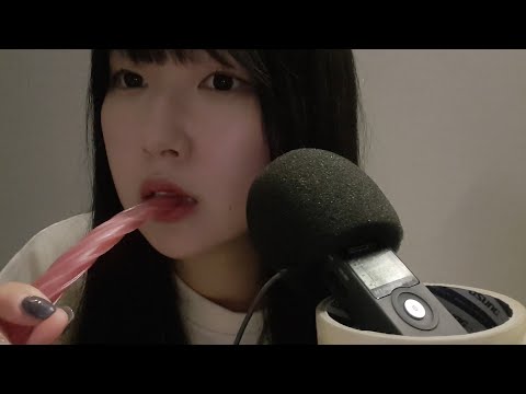 말없이 젤리먹는소리와 입소리ASMRㅣJelly nom nom eating mouth soundsㅣゼリーを食べる音と口の音