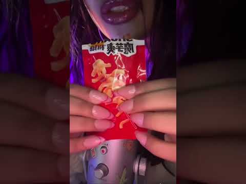ASMR~ Spicy #chewy #eatingsounds #spicy #shorts #mukbang