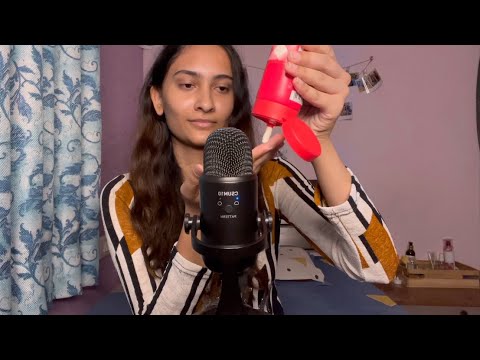 ASMR Trigger Assortment (lotion sounds, glass tapping, led remote, water spray , mouse clicking etc)