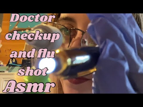 ASMR Doctor Checkup And Flu Shot
