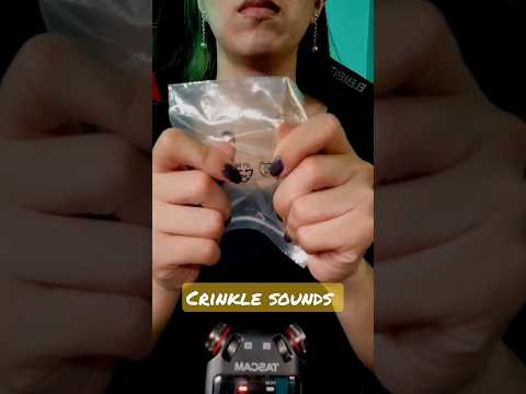 Crinkle sounds ASMR