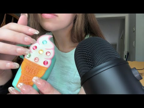 ASMR tapping on cute germ xs bath and body works pocketbac haul for covid cleanliness