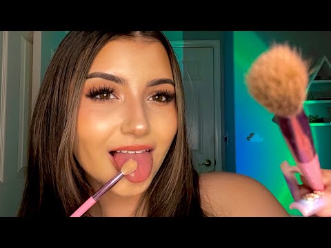 ASMR - Spit Painting 💧 (INTENSE mouth sounds)