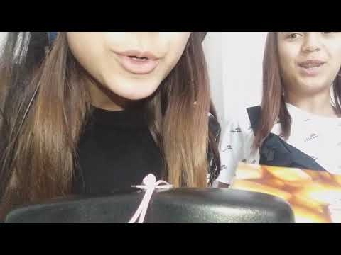 ASMR my sister tries giving me tingles