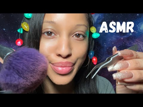 ASMR POV MEAN BIG SIS HELPS YOU SNEAK OUT TO A CHRISTMAS PARTY | Personal Attention, Makeup ASMR